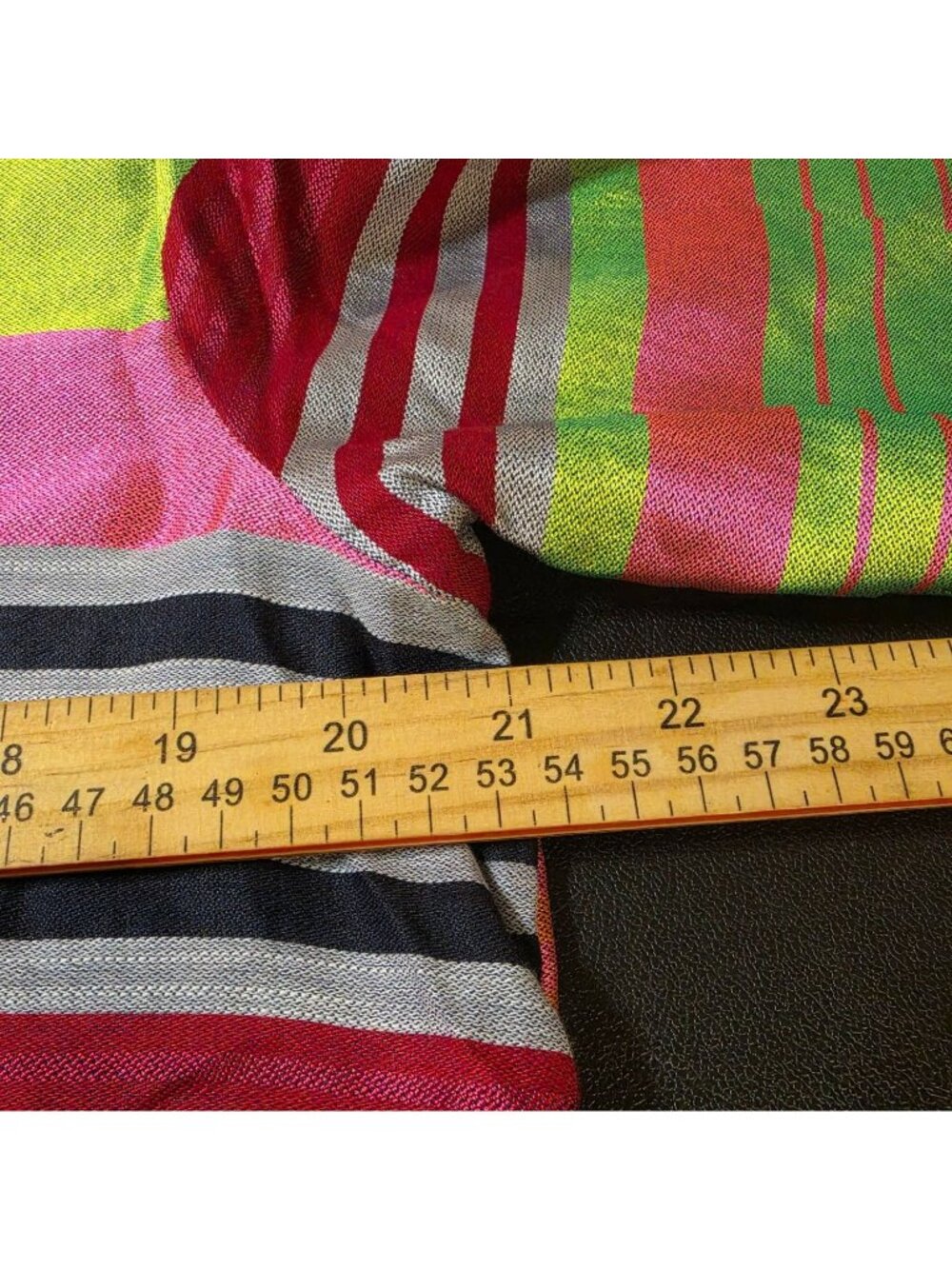 NWT Chapter 2 by Khaadi Multicolor Striped Silk Blend Tunic Kurta Dress Medium M - Picture 10 of 15